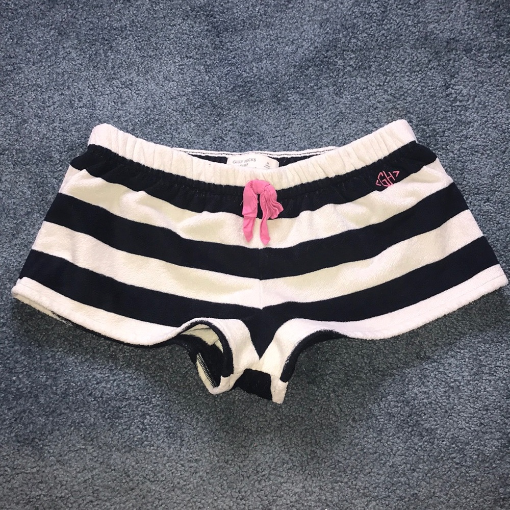 Gilly Hicks fuzzy pajama shorts